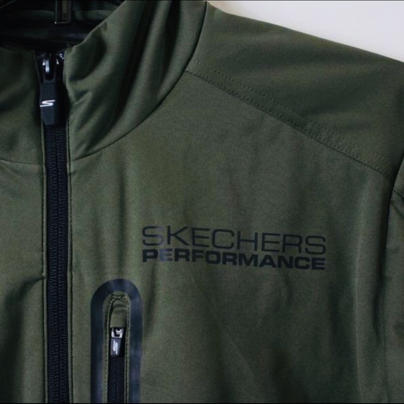 NEW SKECHERS Apparel GO Shields Green Jacket-Small - Picture 5 of 6